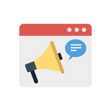 reklam online pazarlama vektör çizim