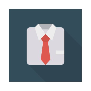 gömlek kravat elbise vektör illüstrasyon 