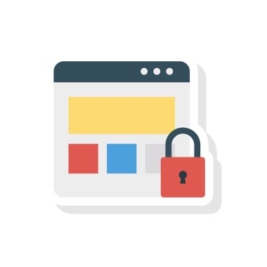 kilit özel koruma vektör illüstrasyon 