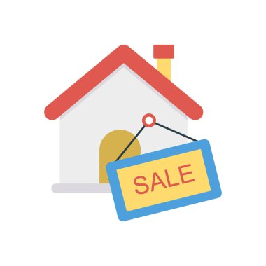 satılık ev ev vektör illüstrasyon