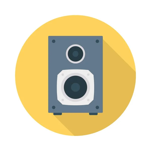 Sound Amplifier Flat Icon Vector Illustration — Stock Vector