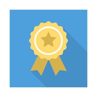 madalya ödülü rozeti vektör illüstrasyon 