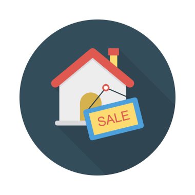 satılık ev ev vektör illüstrasyon