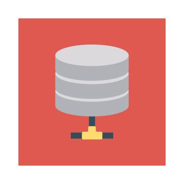 veritabanı sunucusu barındırma vektör illüstrasyon