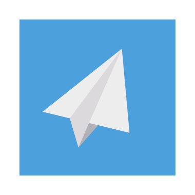 kağıt düzlem düz simge, vektör, illüstrasyon