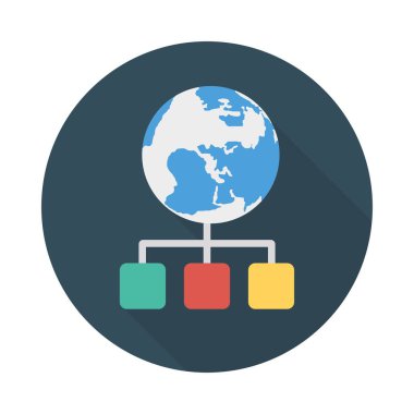 ağ bağlantı paylaşım vektör çizim