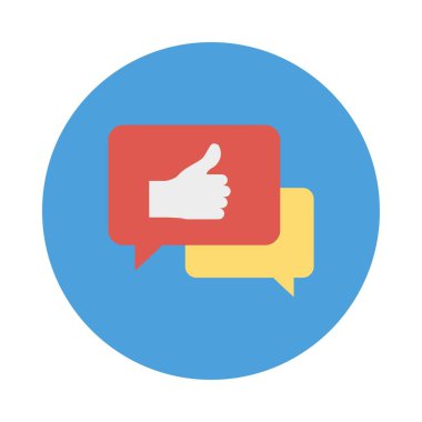 konuşma sohbet kabarcık vektör çizim