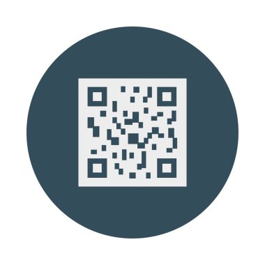 Qr etiket vektör illüstrasyon vektör illüstrasyon