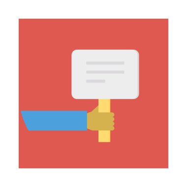 pano reklam pazarlama vektör çizim 