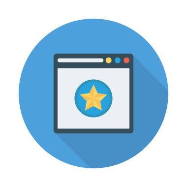 yıldız rozeti rütbe vektör illüstrasyon