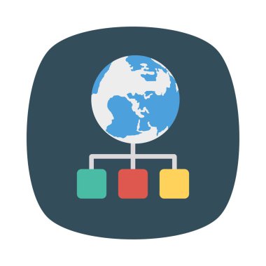 ağ bağlantı paylaşım vektör çizim 