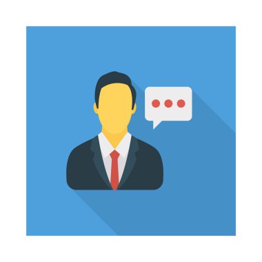 çalışan kullanıcı kabarcık vektör illüstrasyon 