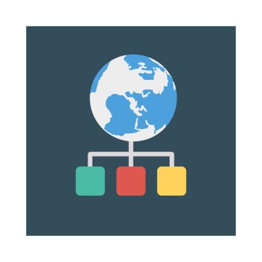 ağ bağlantı paylaşım vektör çizim 