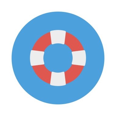 yaşam tüpü kurtarma koruma vektör illüstrasyon