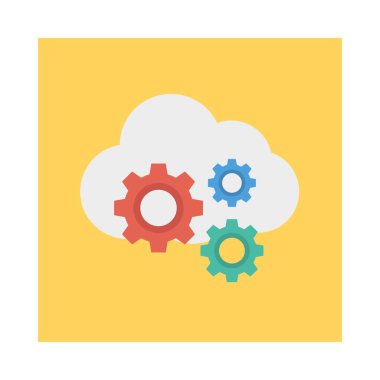 bulut vektör çizimini yapılandırma ayarlama 