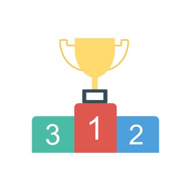 podyum zafer şampiyonu vektör illüstrasyon