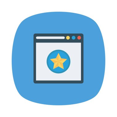 yıldız rozeti rütbe vektör illüstrasyon 