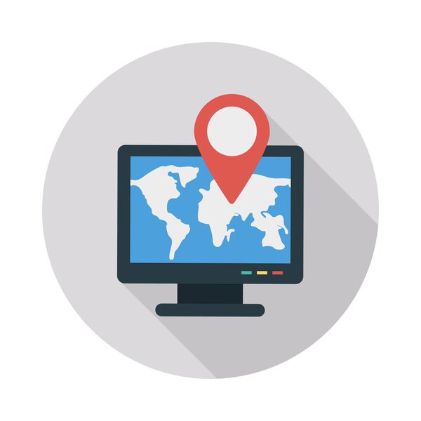 векторная иллюстрация местоположения
