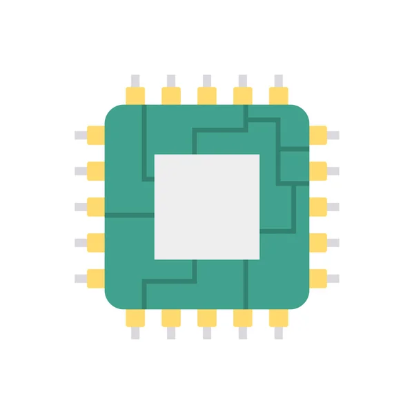 Cpu Procesador Chip Vector Ilustración — Archivo Imágenes Vectoriales