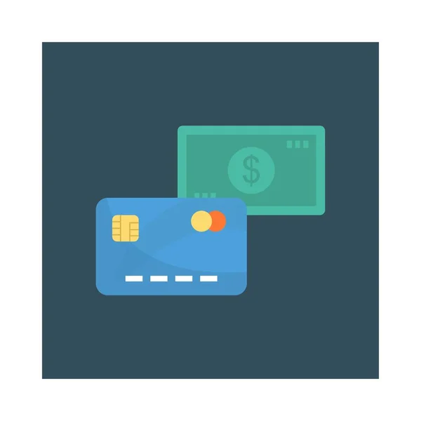 Creditcard Bankpas Vectorillustratie — Stockvector