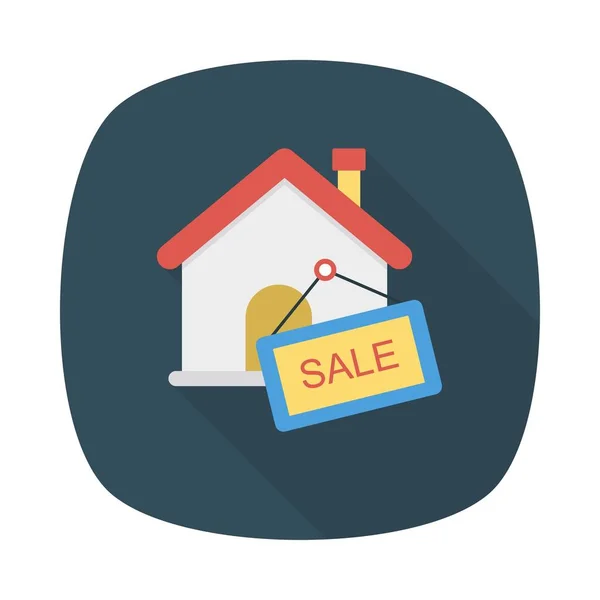 Sale House Home Vector Illustration — Stock Vector