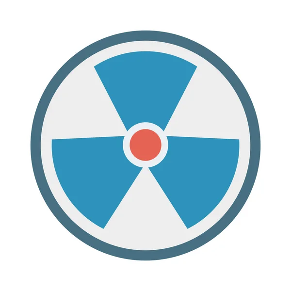 Nucleaire Radioactieve Eco Vector Illustratie — Stockvector