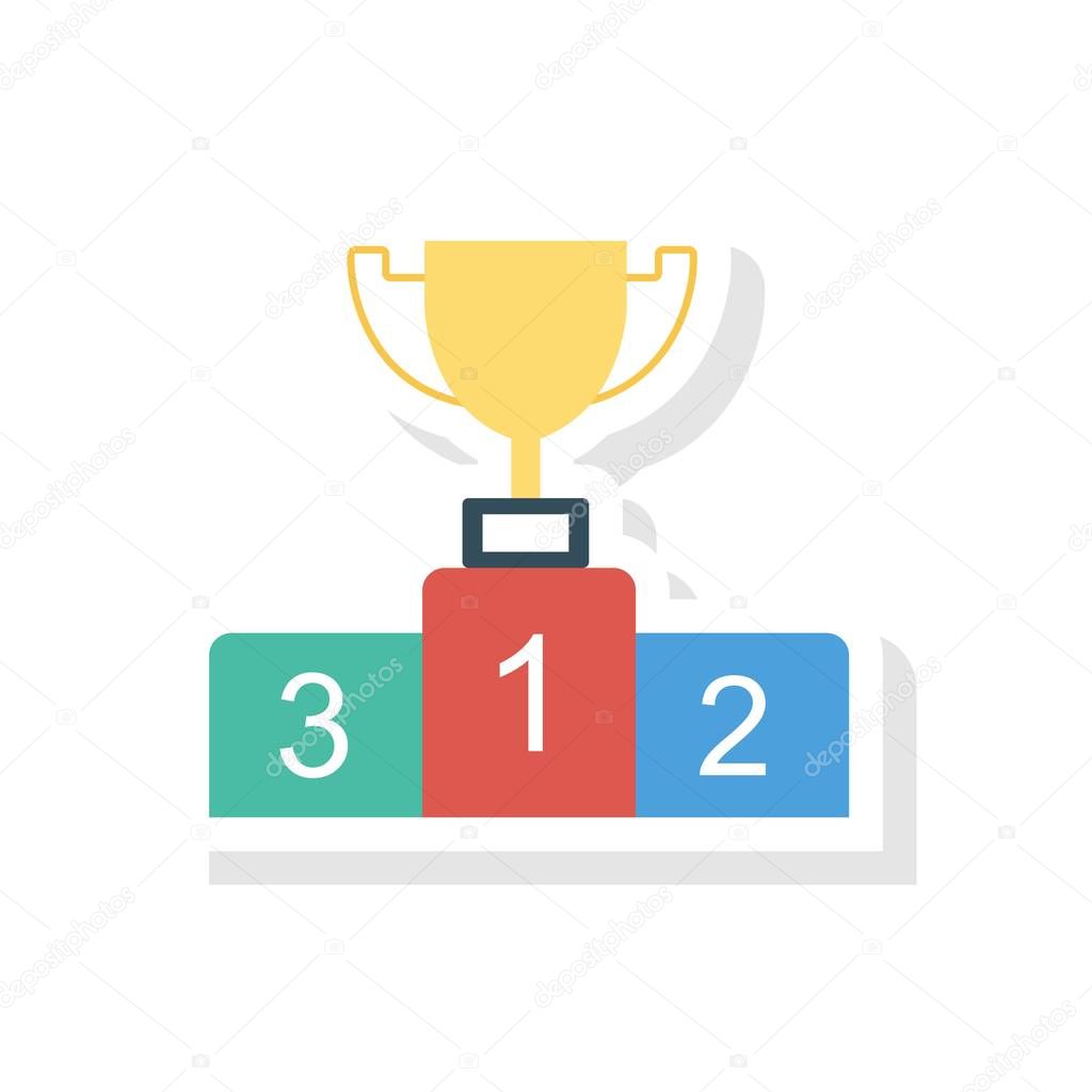 Podium   victory   champion    vector illustration