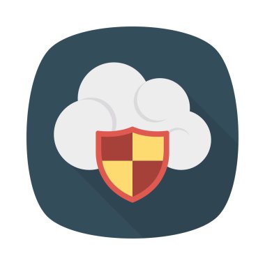 kalkan koruma güvenli vektör çizim 