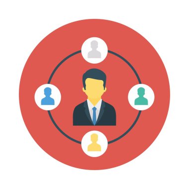 ağ bağlantı paylaşım vektör çizim