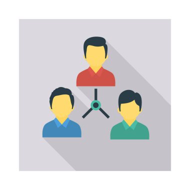 ağ bağlantısı kullanıcı vektör illüstrasyon 