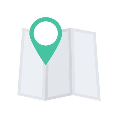 harita konumu bulucu vektör illüstrasyon 