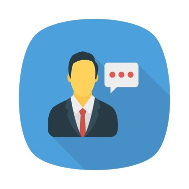 çalışan kullanıcı kabarcık vektör illüstrasyon 