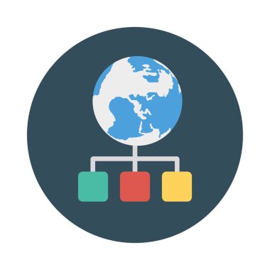 ağ bağlantı paylaşım vektör çizim