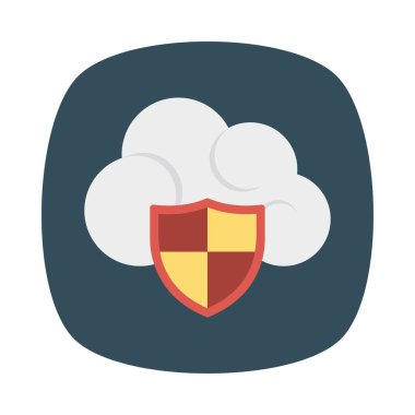 kalkan koruma güvenli vektör çizim 