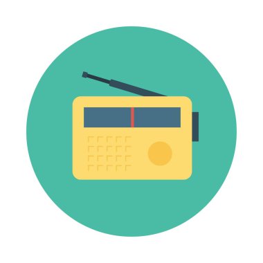 radyo anten bant vektör illüstrasyon