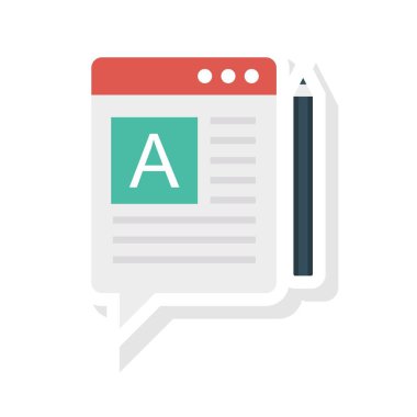 tarayıcı web sayfası düz simge, vektör, illüstrasyon