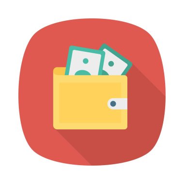 cüzdan cüzdan nakit vektör illüstrasyon 