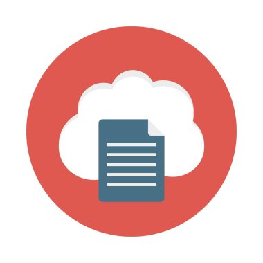 belge dosya sayfası vektör illüstrasyon