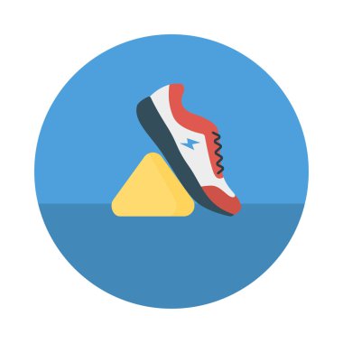 ayakkabı ikonu vektör illüstrasyonu 