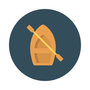 tekne ikonu vektör illüstrasyonu 