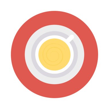 Çay simge vektör çizim 