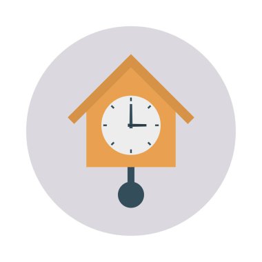 eski saat simgesi vektör illüstrasyon 