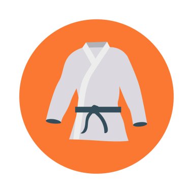 bornoz simge vektör çizim 