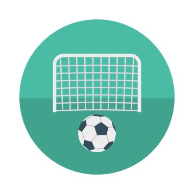 futbol ikonu vektör illüstrasyonu 