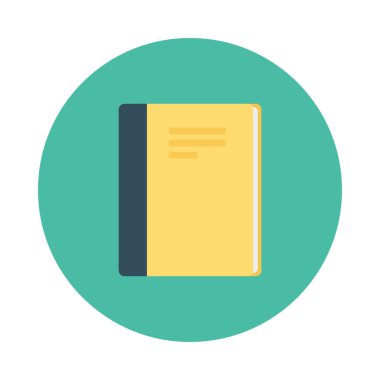 Not defteri simgesi vektör çizim 