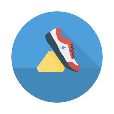 ayakkabı ikonu vektör illüstrasyonu 