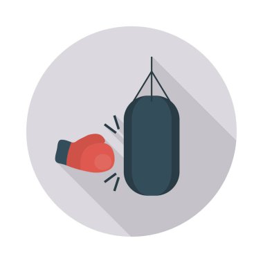 kum torbası simgesi vektör illüstrasyon 