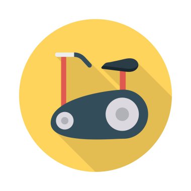 eğitim bisiklet simgesi vektör illüstrasyon 