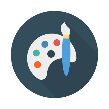 boya simge vektör çizim 