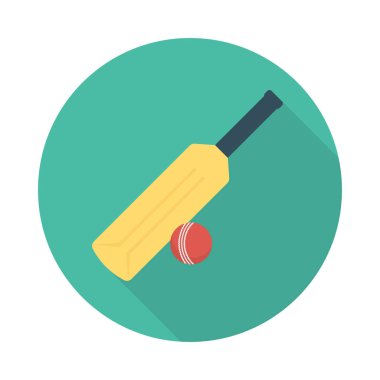 Kriket simge vektör çizim 